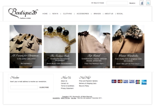 Boutique26 Web Site