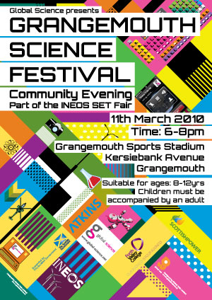 Grangemouth Science Festival Poster 2010