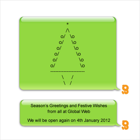 Global Web Christmas card