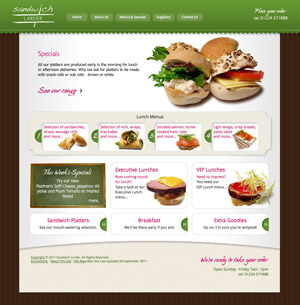 Sandwich Larder Web Site